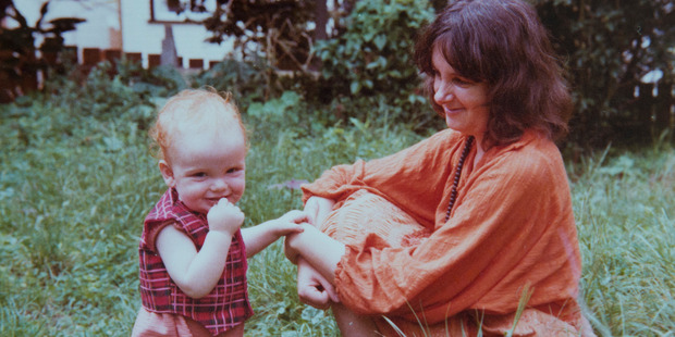 Marlena Peacock with her son Ashley as a baby. Photo / Supplied