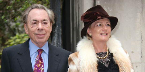 Andrew Lloyd Webber, left, and Madeleine Gurdon. Photo / AP