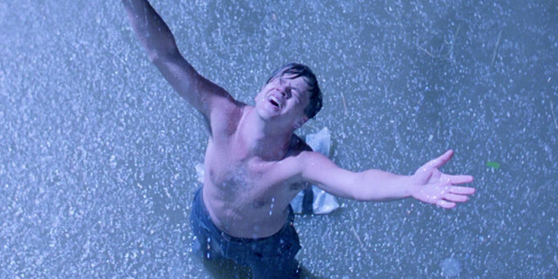 Tim Robbins in the prison movie The Shawshank Redemption (1994) directed by Frank Darabont.