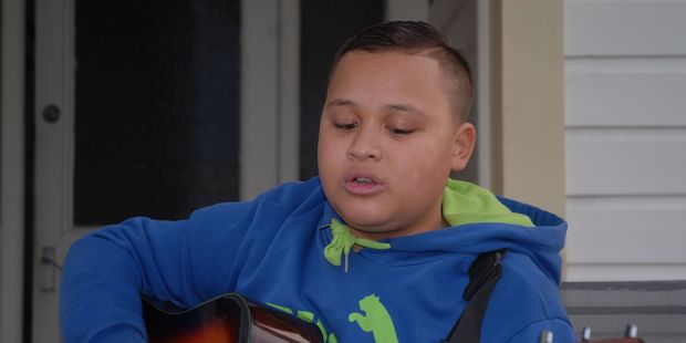 Jerome Lopa, 13, of Masterton has been given the opportunity to sing and perform a half-hour set at Gizzy Day (Gisborne Day) in Brisbane next year. PHOTO/EMILY NORMAN