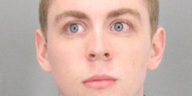 Police release the booking photo for Brock Turner. Photo / Santa Clara Police Department.