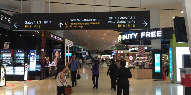 Auckland Airport rose 2.6 per cent to $6.42.Picture / Grant Bradley