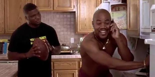 'Show me the money!' Cuba Gooding Jr. in a scene from Jerry Maguire.