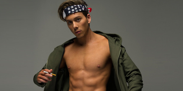Max Key holds a cigarette in the photo published in today's Remix Magazine. Photo/Monty Adams