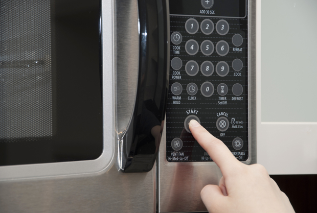 More than just a popcorn maker, use the microwave to clean sponges and make heat pads. Photo / iStock