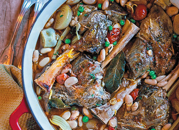 Lamb and white bean cassoulet. Photo / Annabel Langbein Media