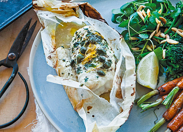 Provencal fish parcels. Photo / Annabel Langbein Media