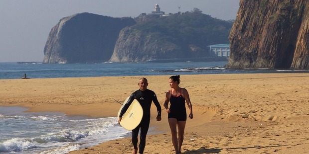 It boasts some stunning scenery, but is North Korea the New Zealand of Asia. Photo / surfnorthkorea, Instagram