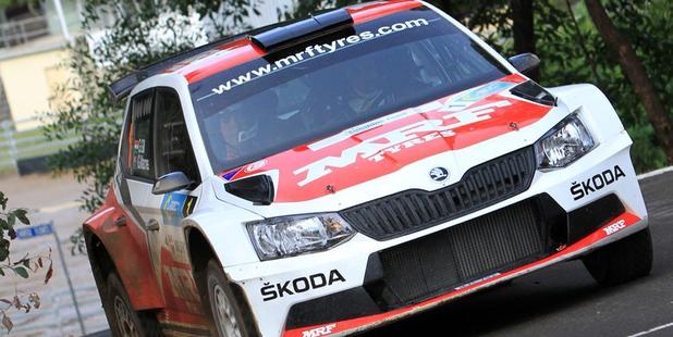 India's Gaurav Gill shows his winning form at International Rally of Queensland. Photo / Terry Hill