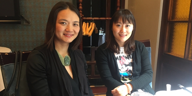 Shanghai consumers Sizhang Kong and Shasha, are willing to pay a premium for safer, foreign-sourced food. Photo / Christopher Adams