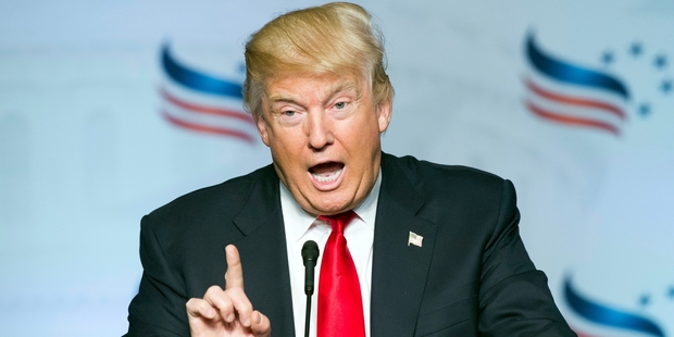 A lot of what Donald Trump says is concerning, and his hair is a hate-crime against humans. Photo / AP