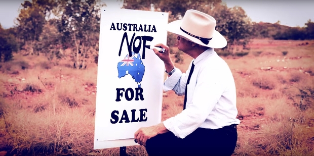 Katter says Australia is not for sale.