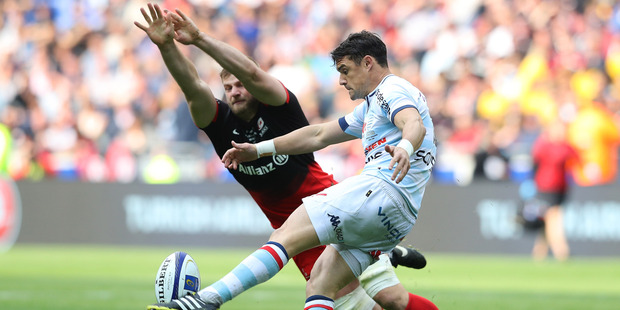 Dan Carter playing for Racing 92 against Saracens. Photo / Getty