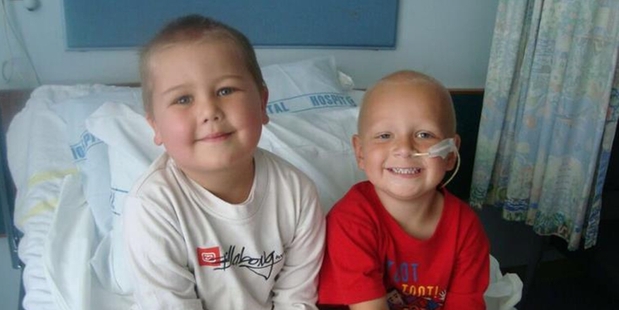 Harris (left) and James were both diagnosed with and beat leukaemia as preschoolers. Carmen Bird Photography