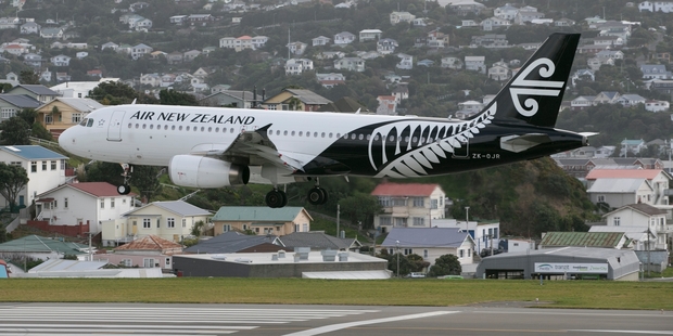 The turbulence hit Air New Zealand which fell 4.4 per cent to $2.08.