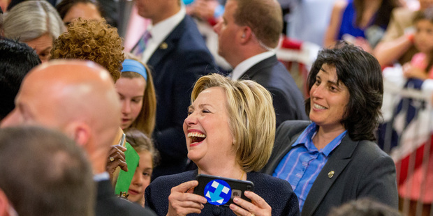 Democratic presidential candidate Hillary Clinton. Photo / AP