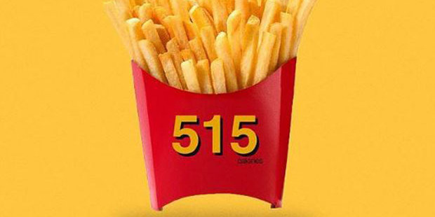 Does knowing the amount of calories in a punnet of McDonald's fries put you off eating them? Photo / Instagram Calorie Brands
