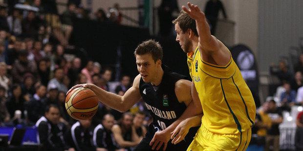 Tom Abercrombiein action against Australia. Photo / Getty Images