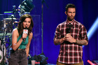 Maroon 5 singer Adam Levine (right) has offered to pay for the funeral of The Voice finalist, Christina Grimmie. Photo / Getty Images