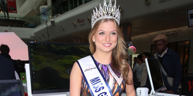 Miss Great Britain 2015/16 Zara Holland. Photo / Getty Images