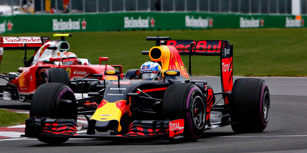 Daniel Ricciardo during the Canadian Grand Prix. Photo / Getty Images