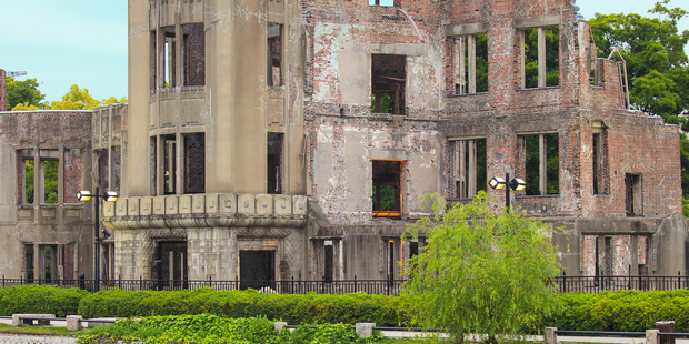 A-Bomb ruins in Hiroshima Peace Memorial Park. Photo / Getty Images