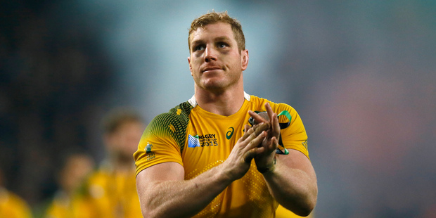 ustralia's David Pocock. Photo / AP.