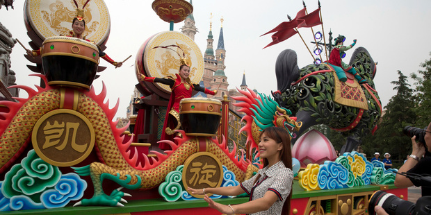 Characters from the Disney movie Mulan. Photo / AP