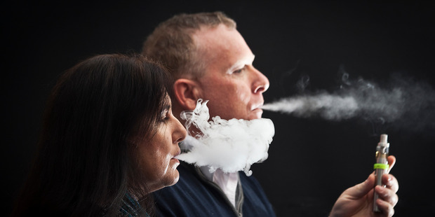 Rob and Lia Haskett opened a vaping store called Naked Vapour Shop in Papamoa after demand spilled over from their online store. Photo/Andrew Warner