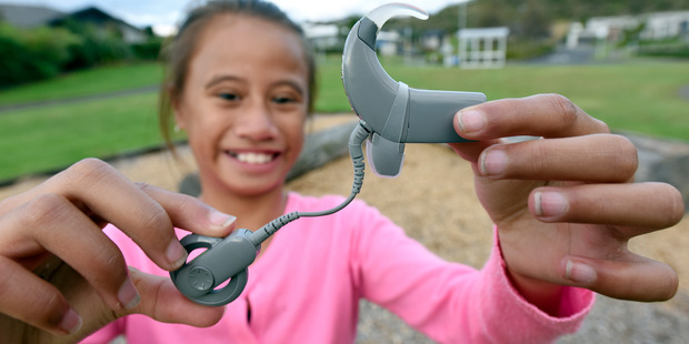 Jurnee McCaskill has a hearing implant and is fundraising for a second one.