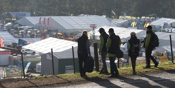 The crowds are strong, the weather is clear, spending is solid and farmers are in much better heart than many expected. Photo / Alan Gibson