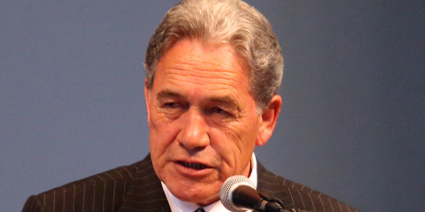 Winston Peters. Photo / Stuart Munro