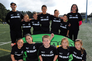 Te Akau Ki Papamoa School represented Bay of Plenty at last year's Rippa Rugby Championship. Photo / Dave Lintott