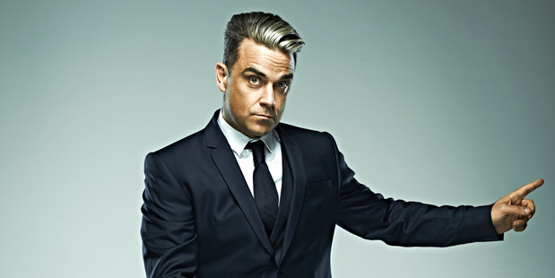 Robbie Williams might not look so suave with a toenail hanging out of his mouth. Photo / Supplied