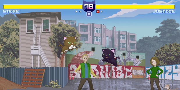 Cat Puncher, a game created by Tommy Ill, aka Tom Young, for iOS and Android.