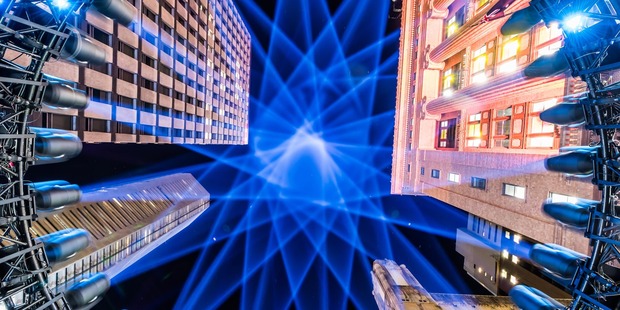 A crowd favourite from Vivid Sydney is Geometrics. Photo / Destination NSW