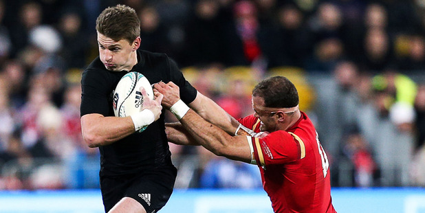 Beauden Barrett put in a strong performance at first-five in the second half. Photo / Getty