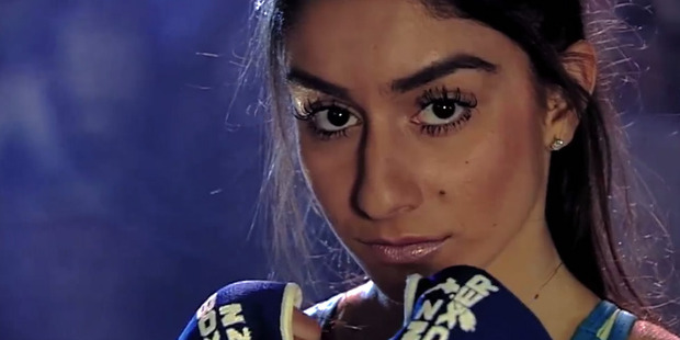 Naz Khanjani "will fight anyone". Photo / Facebook