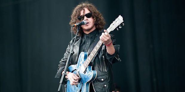 Kyle Falconer sings and plays guitar for The View. Photo / Getty Images
