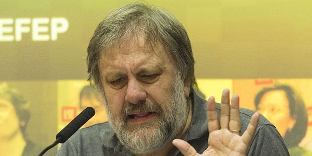 "No it won't do, not enough Leninism", Zizek is probably saying here. Photo / Getty