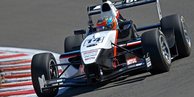 Minda Motorsport protege Macauley Jones at NZGP. Photo / Bruce Jenkins