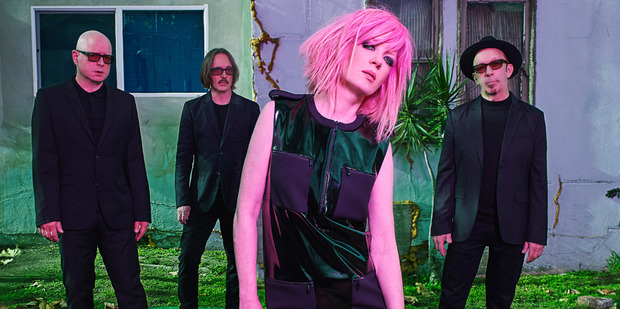 Scottish-American rock band Garbage.