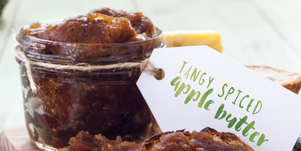 Tangy spiced apple butter. Photo / Annabel Langbein Media