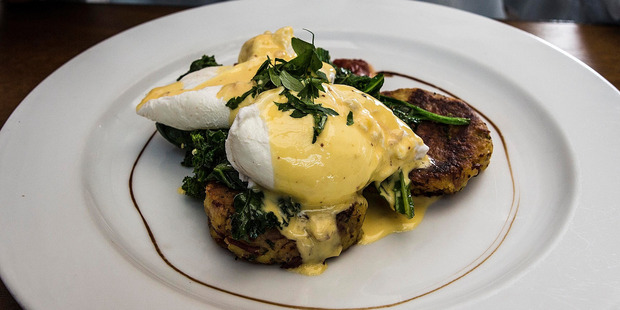 Eggs benedict at Stan's Eatery and Bar.