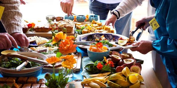 Bedrock Cafe's fresh seafood menu.