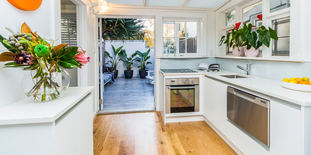The property has been painted inside and out and has a new kitchen. Photo / Ray White Ponsonby