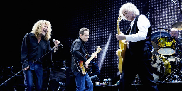 Led Zeppelin at their 2007 reunion concert. Photo / Supplied
