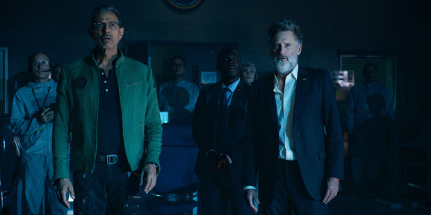 Scene from the movie Independence Day Resurgence, starring Jeff Goldblum.