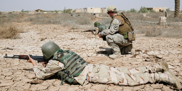 A New Zealand Defence Force trainer Taji, Iraq. Photo / NZDF