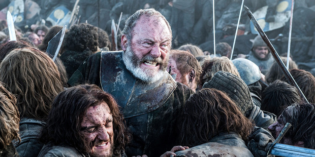 Ser Davos breaks out amidst the chaos. Photo / HBO